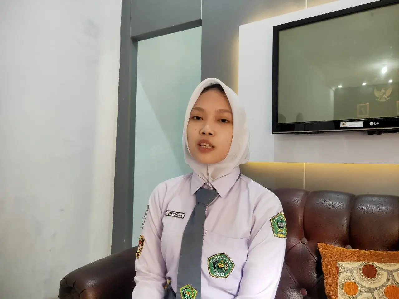 Siswi Ini Tempuh Jarak Puluhan Kilo Demi Emban Amanah Negara di Paskibraka Pati
