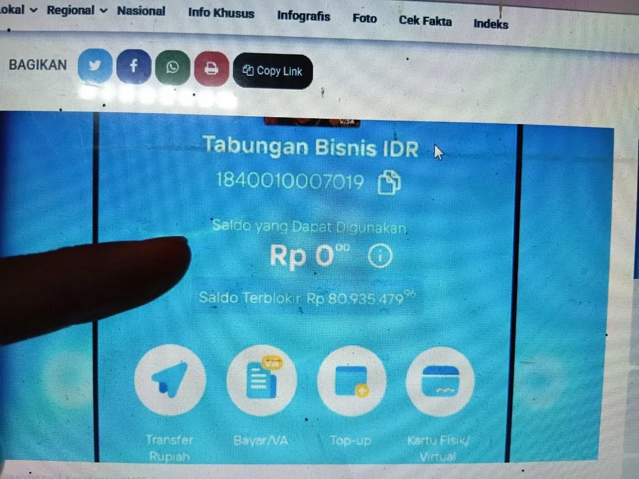 Rekening Botok AMPB Diblokir Bank Mandiri, Upaya Pembungkaman