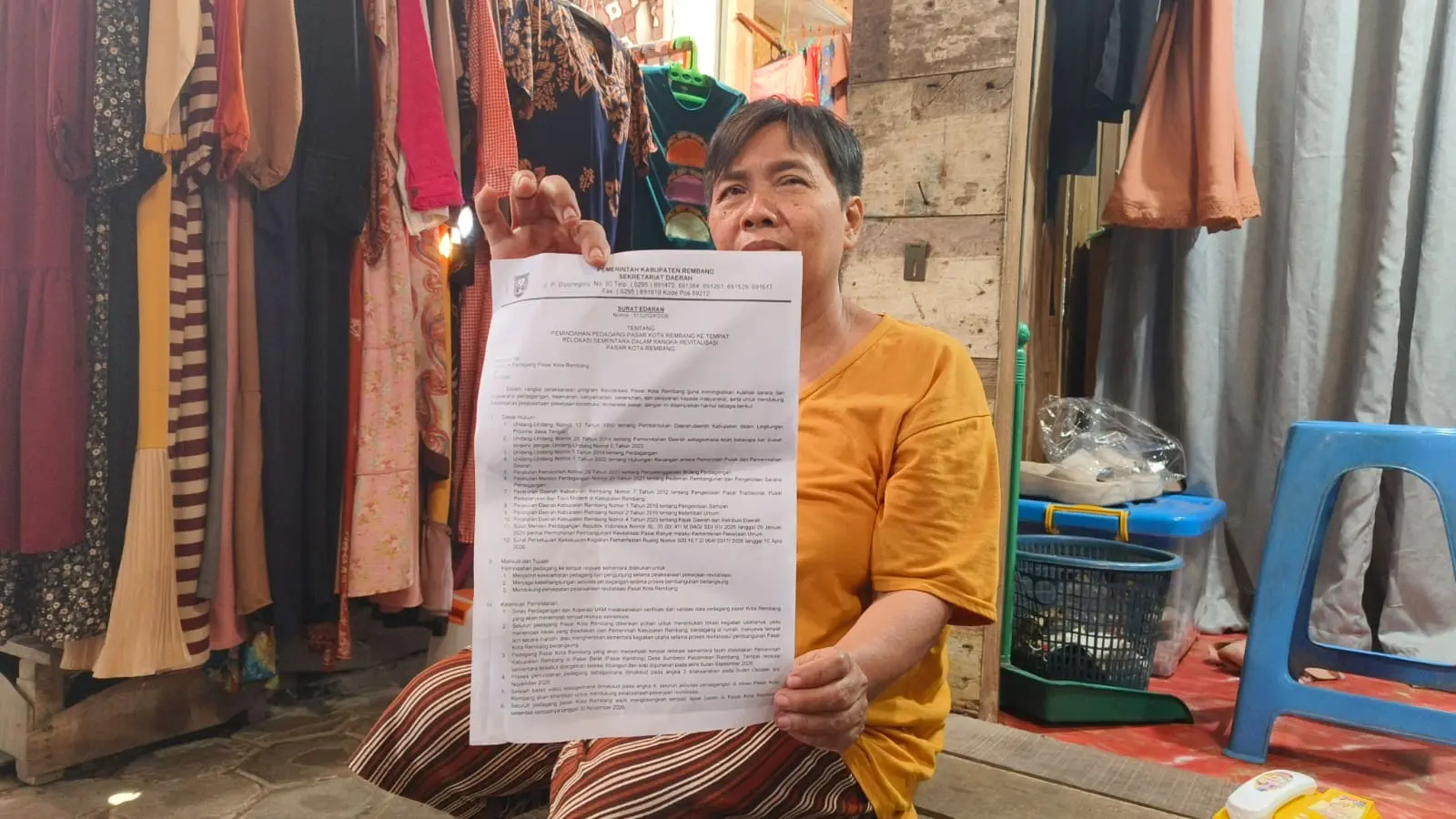Disuruh Angkat Kaki November, Bayar Lapak Rp5 Juta Sendiri: Ada Apa dengan Revitalisasi Pasar Rembang?