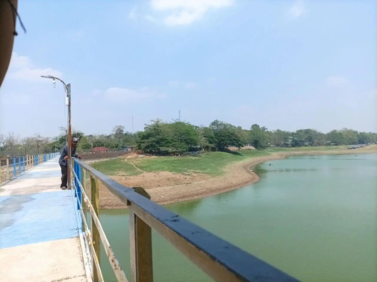 Kekeringan di Musim Kemarau, Waduk Gembong Pati Mulai Surut