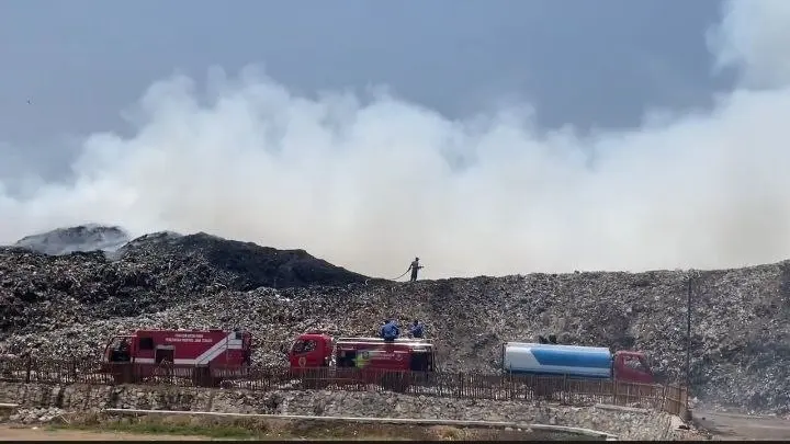 Gara-gara Warga Lalai, TPS Plosojenar Pati Kebakaran