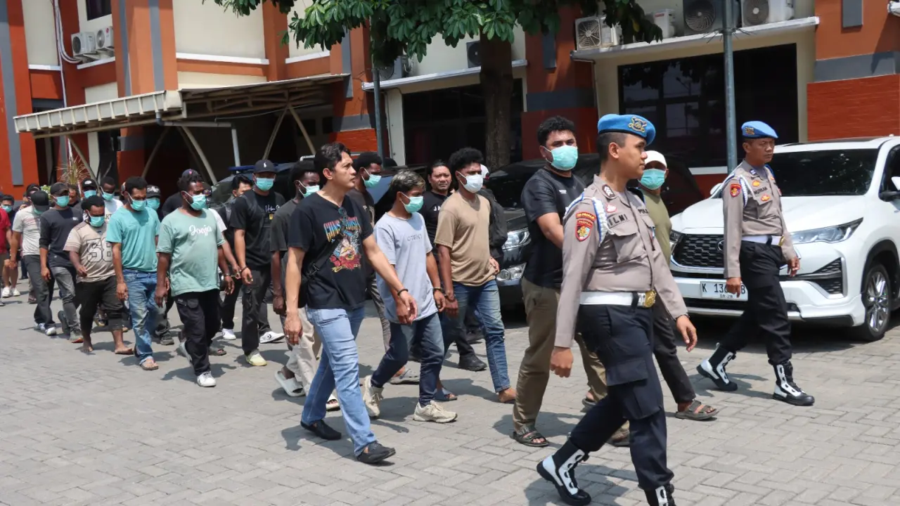 Polda Jateng Tindak Tegas Premanisme Berkedok Debt Collector di Kudus, 24 Orang Diamankan